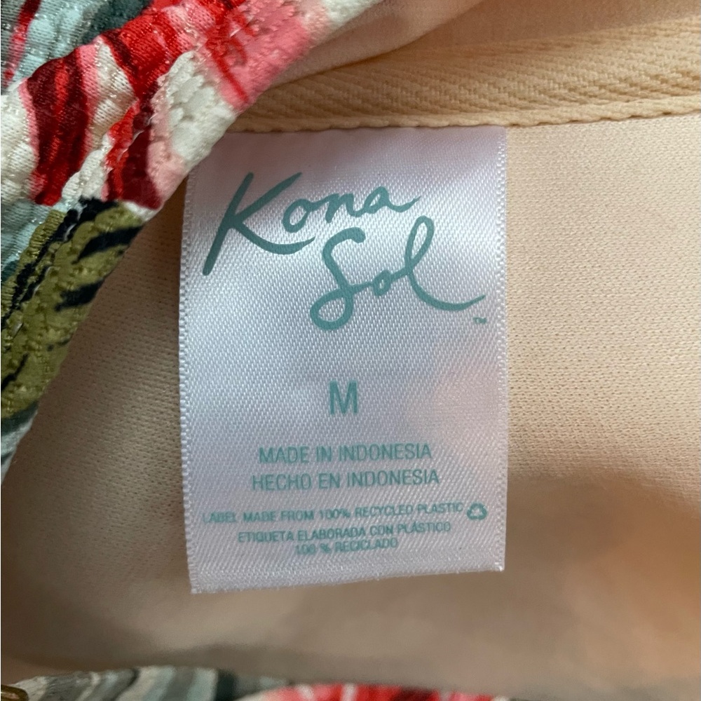 Kona Sol One Piece Swim Suit Size Medium in Excellent Condition - Picture 7 of 9